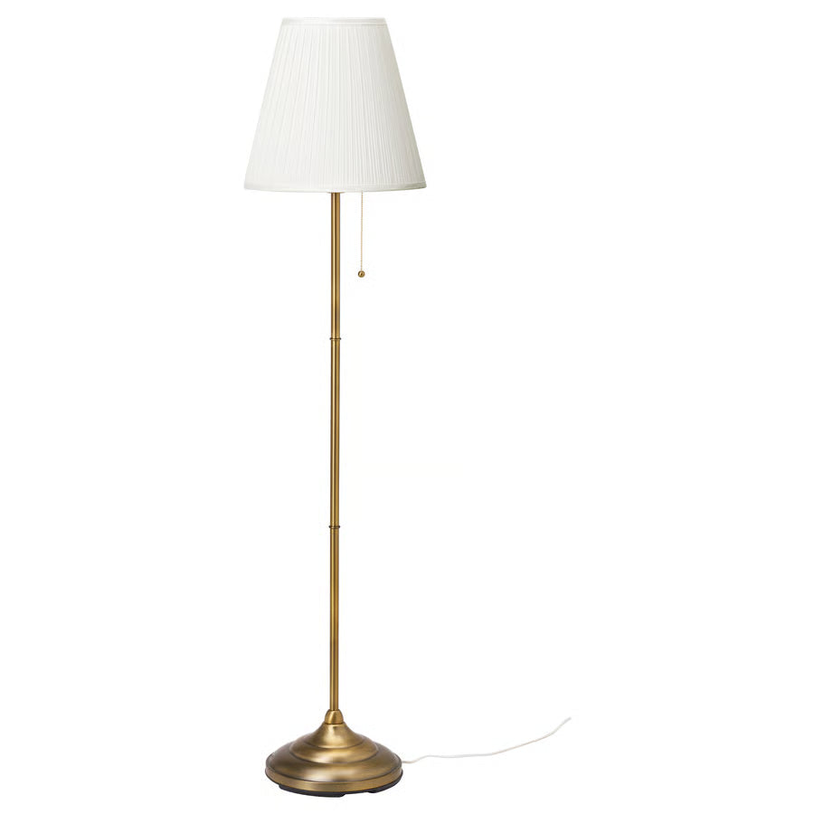 ÅRSTID Podna lampa, mjed/bijela
