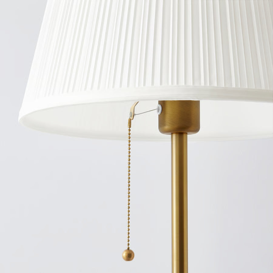 ÅRSTID Podna lampa, mjed/bijela