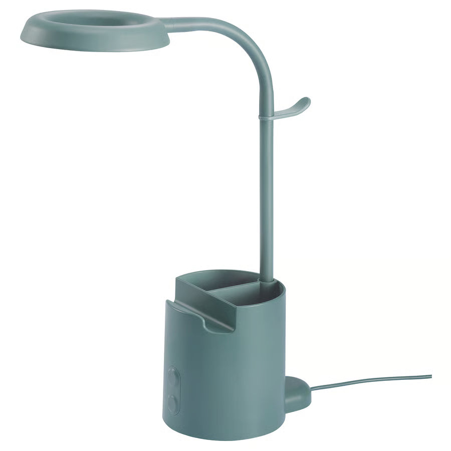 BRUNBÅGE LED radna lampa, s odlaganjem prigušivo/tirkizna