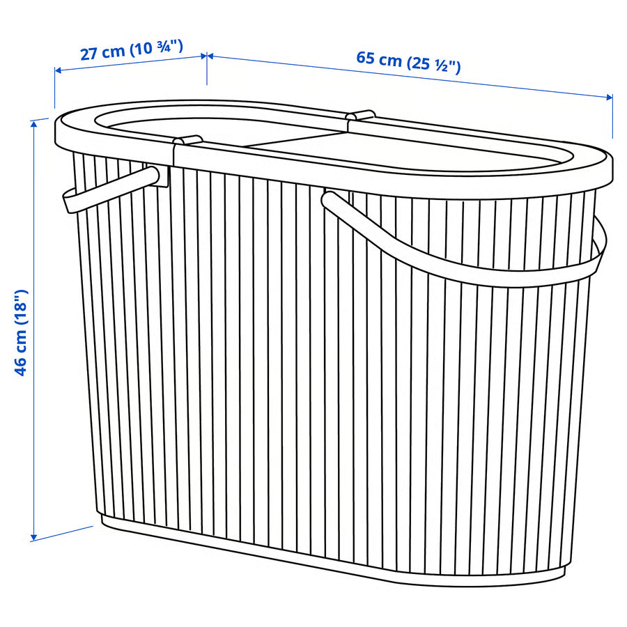 DAMMÄNG Kanta+poklopac, sivo-zelena, 48 l