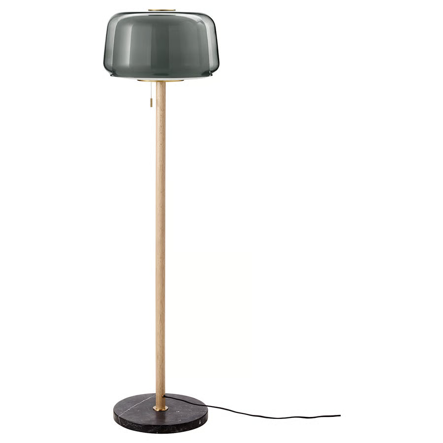 EVEDAL Podna lampa, mramor/siva