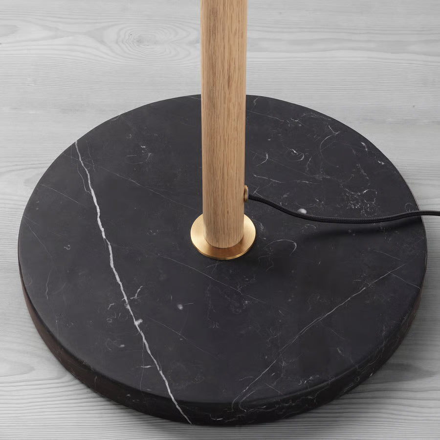 EVEDAL Podna lampa, mramor/siva