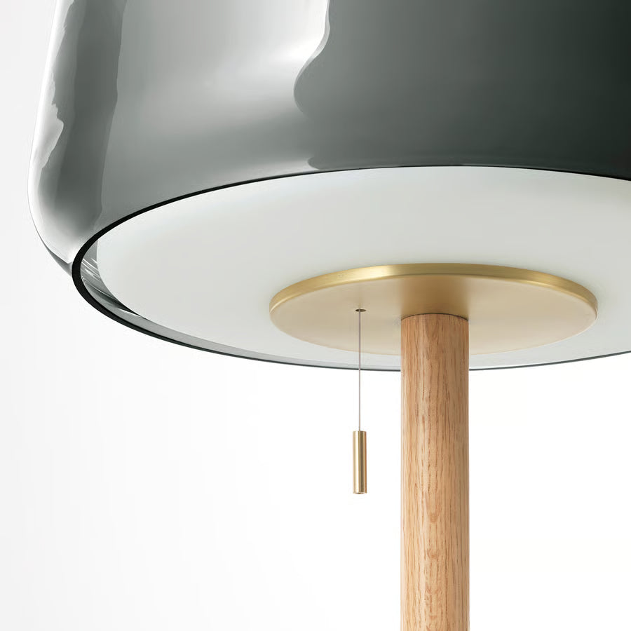 EVEDAL Podna lampa, mramor/siva