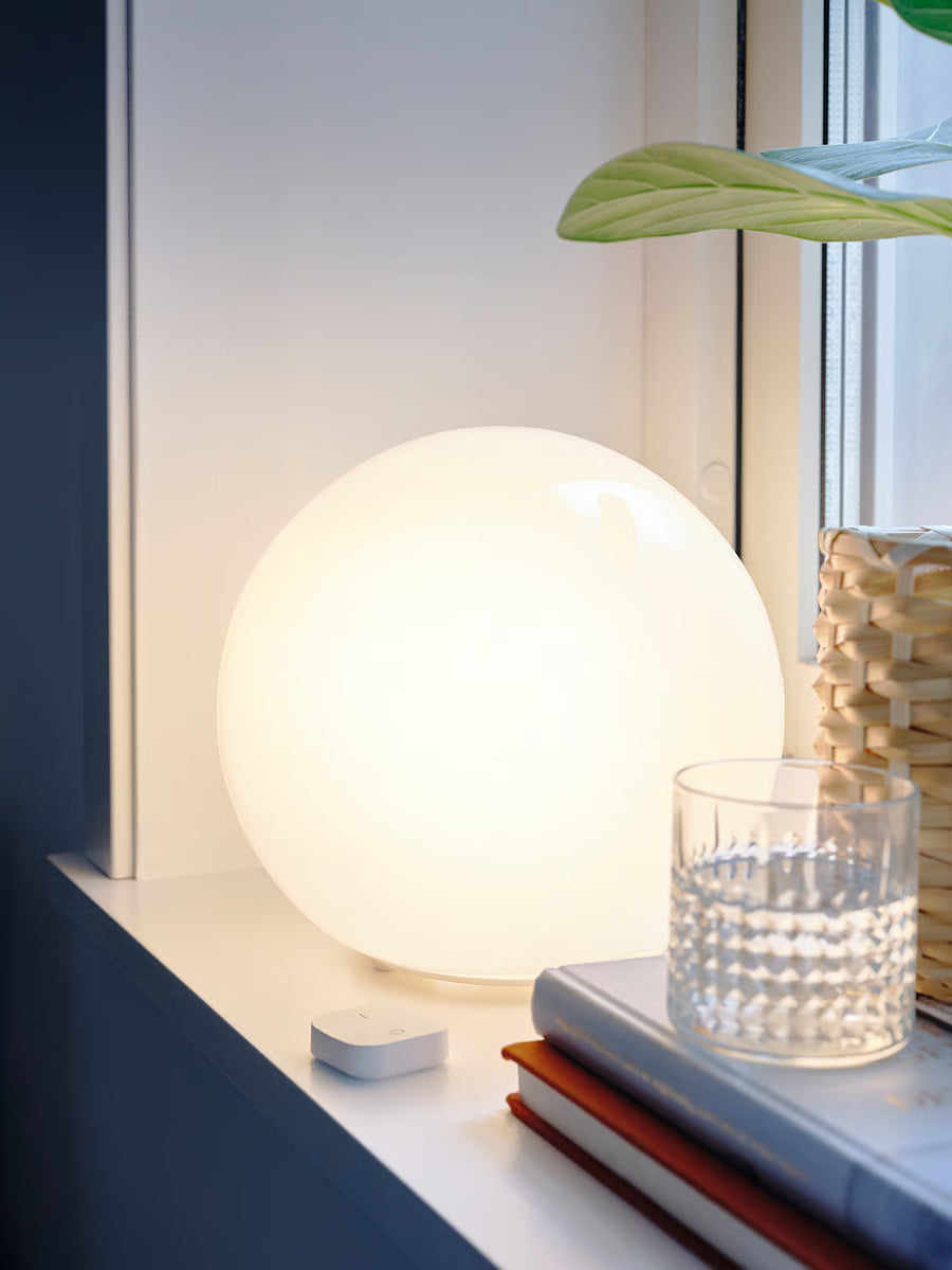 FADO Stolna lampa, bijela, 25 cm