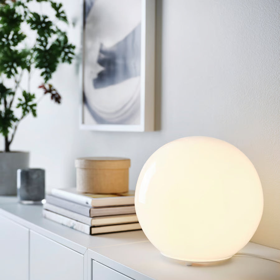 FADO Stolna lampa, bijela, 25 cm
