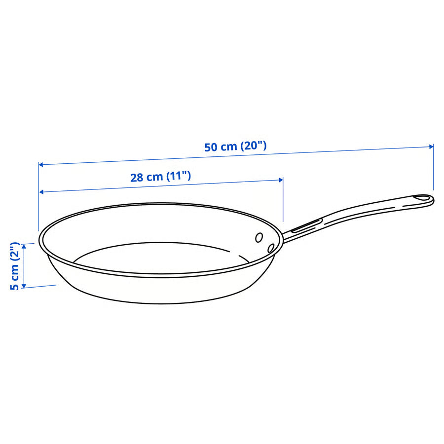 FINMAT Tava, bakar/nehrđajući čelik, 28 cm