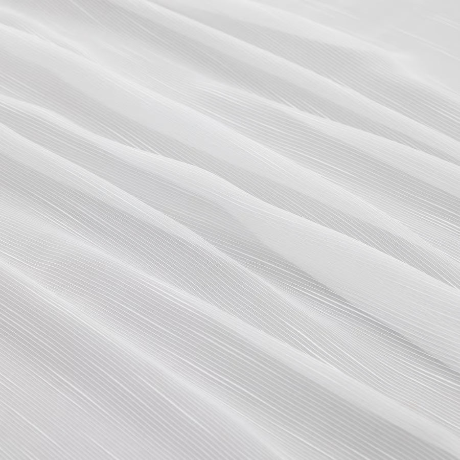 GJERTRUD Prozirne zavjese, 1 par, bijela/s gornjom trakom, 145x300 cm