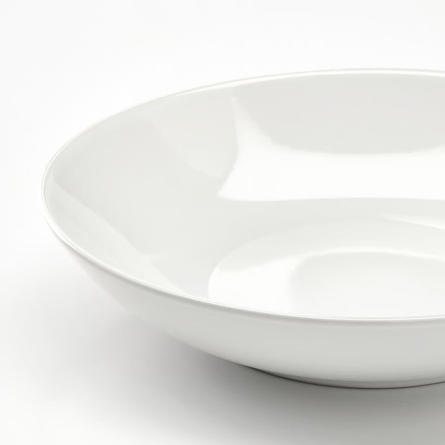 GODMIDDAG Duboki tanjur, bijela, 23 cm