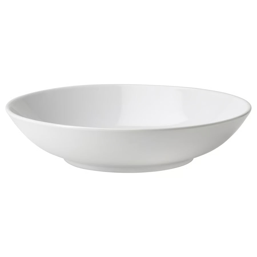 GODMIDDAG Duboki tanjur, bijela, 23 cm