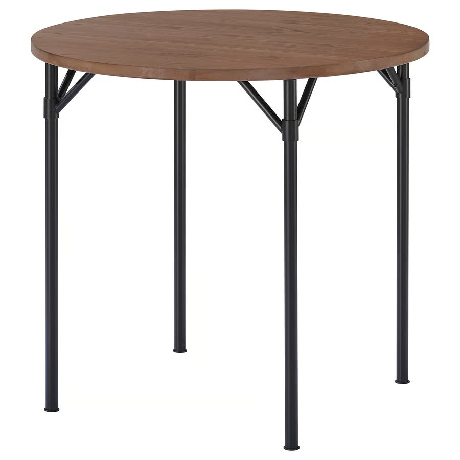 GRÖTÅN Stol, bor/smeđi bajc, 80 cm