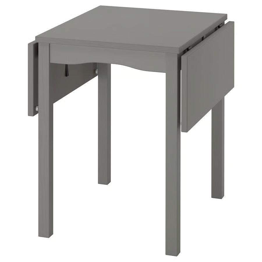 HAUGA Preklopni stol, siva/brezov furnir, 55/82/109x74 cm