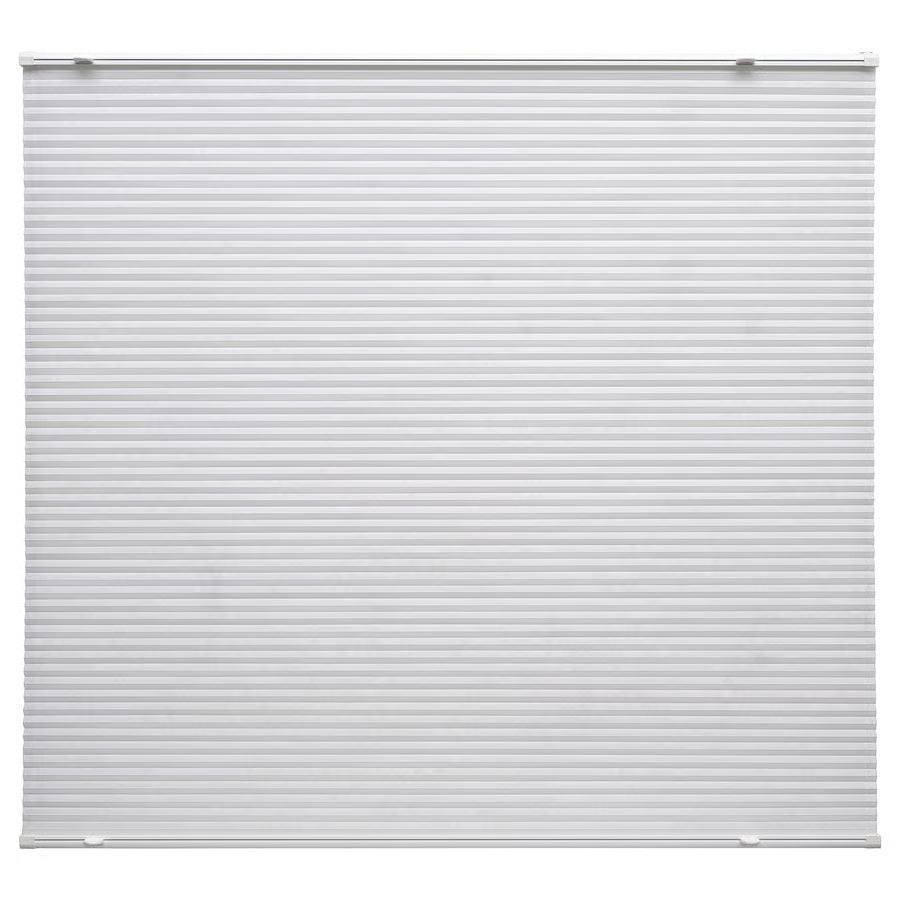 HORNVALLMO Plisirani zastor, bijela/od vrha prema dnu od dna prema vrhu, 100x130 cm