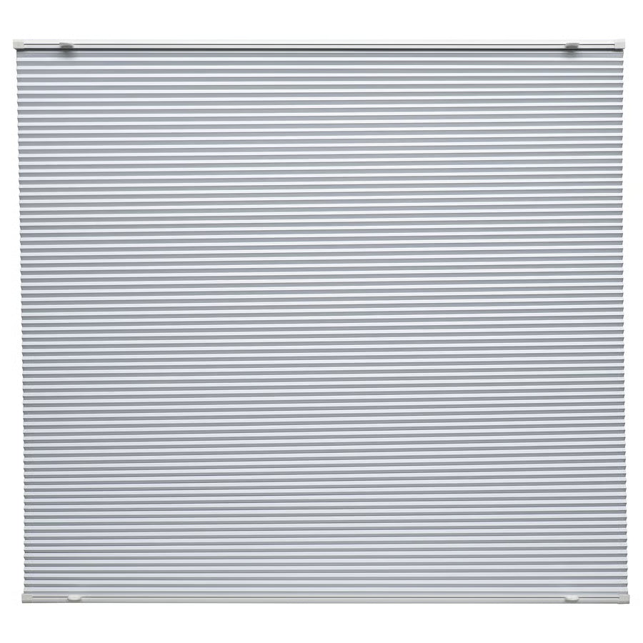 HORNVALLMO Plisirani zastor za zamračivanje, bijela/od vrha prema dnu od dna prema vrhu, 60x130 cm