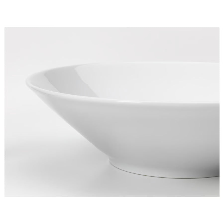 IKEA 365+ Duboki tanjur/zdjela, nakošene stranice bijela, 22 cm