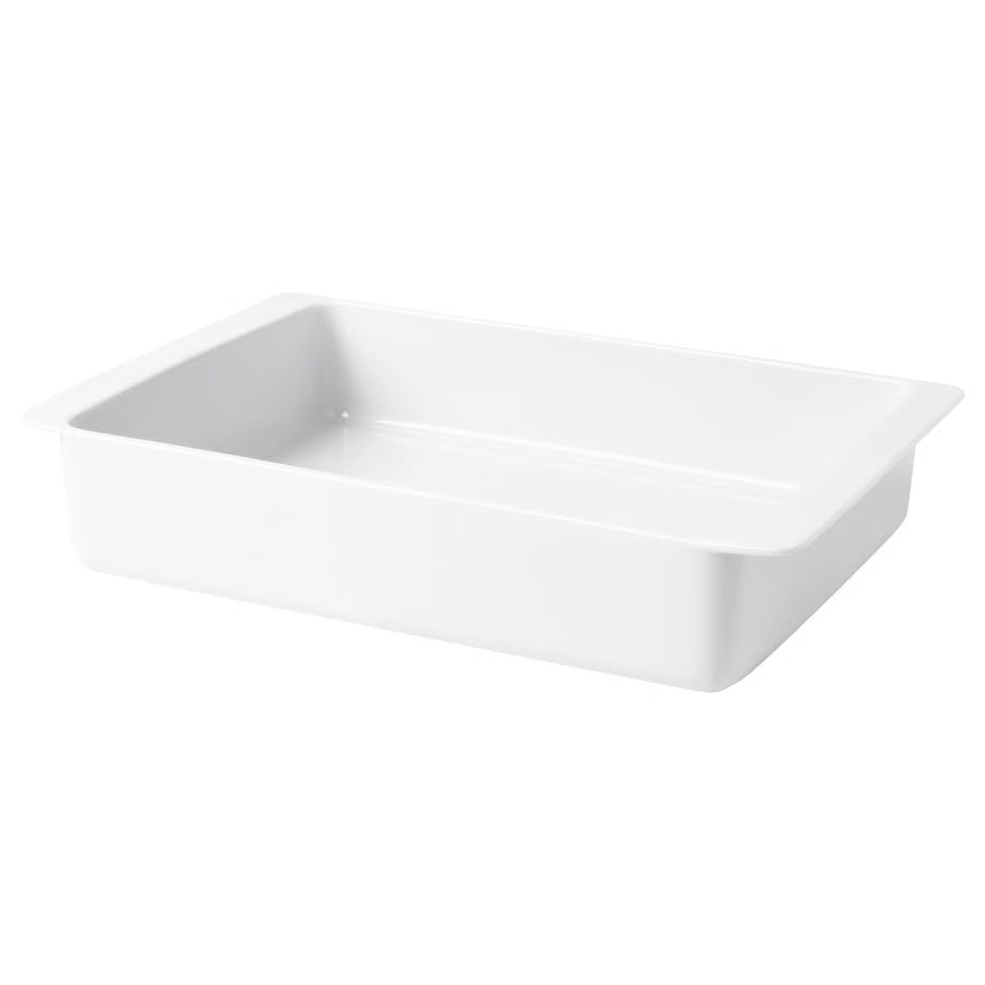 IKEA 365+ Posuda za pečenje, bijela, 38x26 cm
