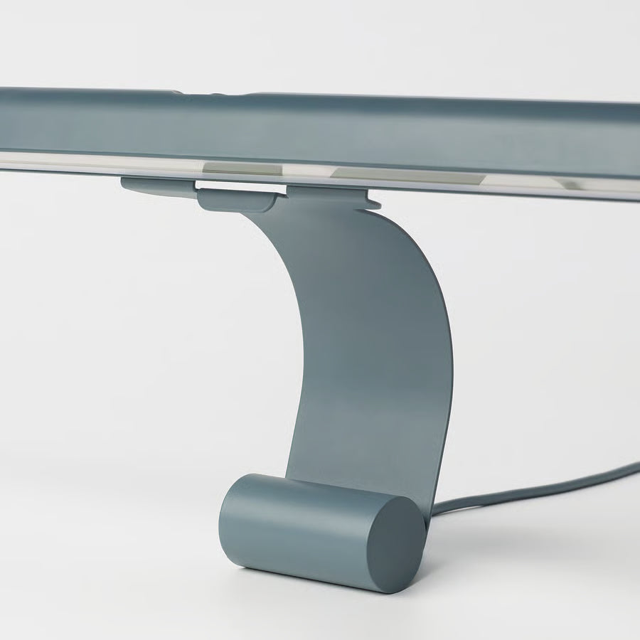 LAGERGÅNG LED lampa za ekran, prigušivo/tirkizna