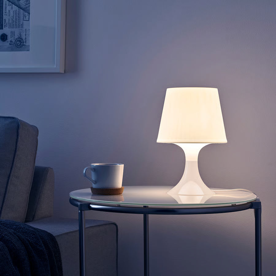 LAMPAN Stolna lampa, bijela, 29 cm