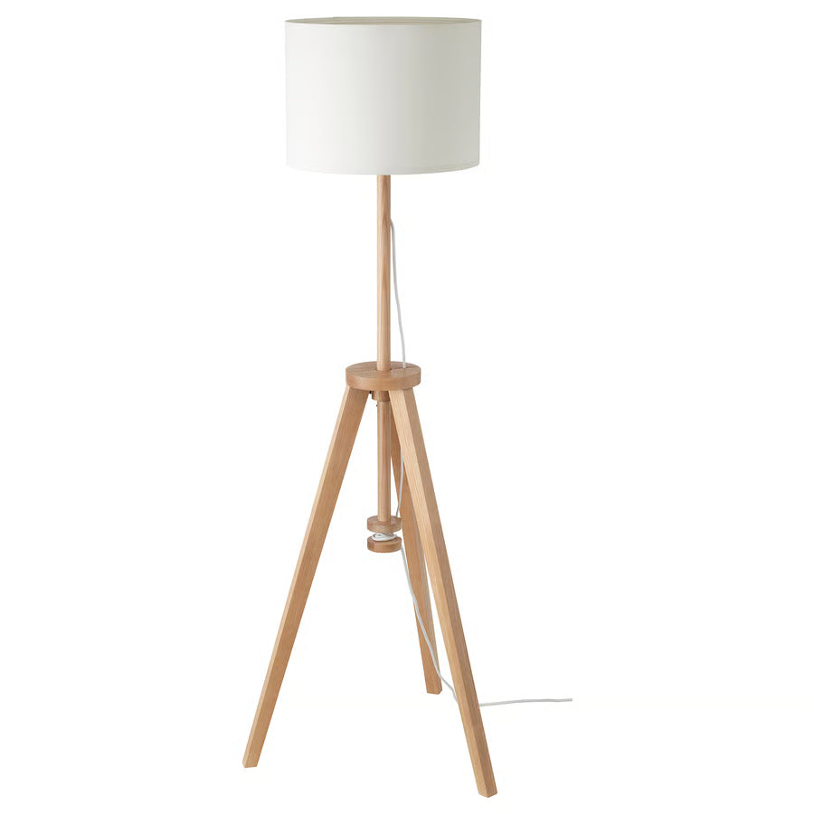 LAUTERS Podna lampa, jasen/bijela