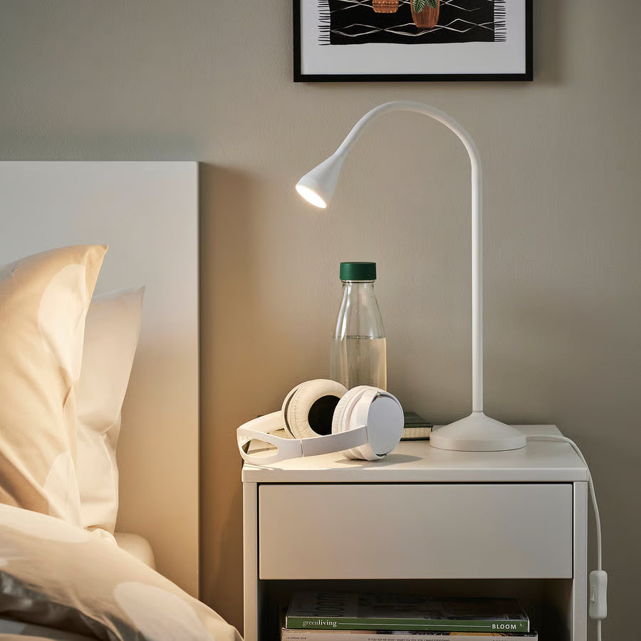 NÄVLINGE LED reflektor s hvataljkom, bijela