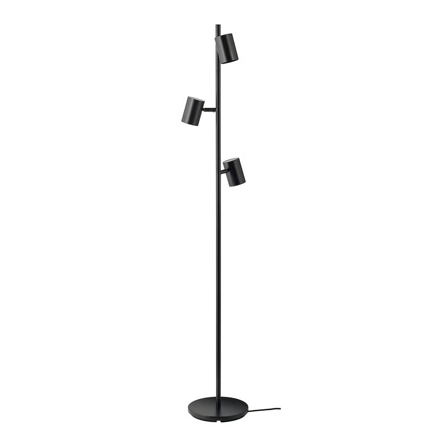 NYMÅNE Podna lampa, 3 reflektora, antracit