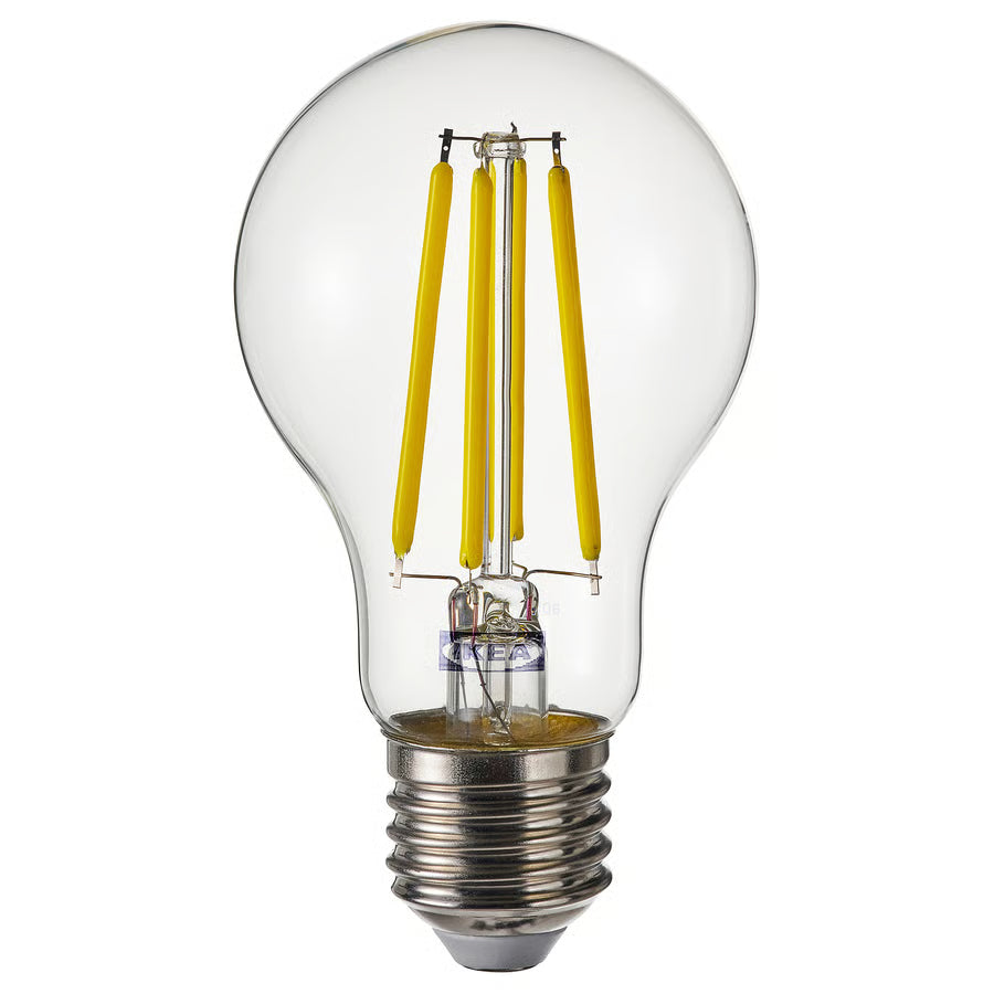 SOLHETTA LED žarulja E27 470 lm, kuglasto prozirna boja
