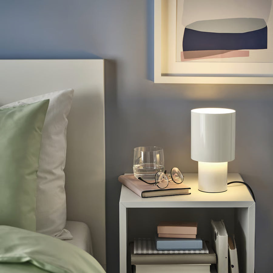 SPETSBOJ Stolna lampa, prigušivo/bijela, 22 cm