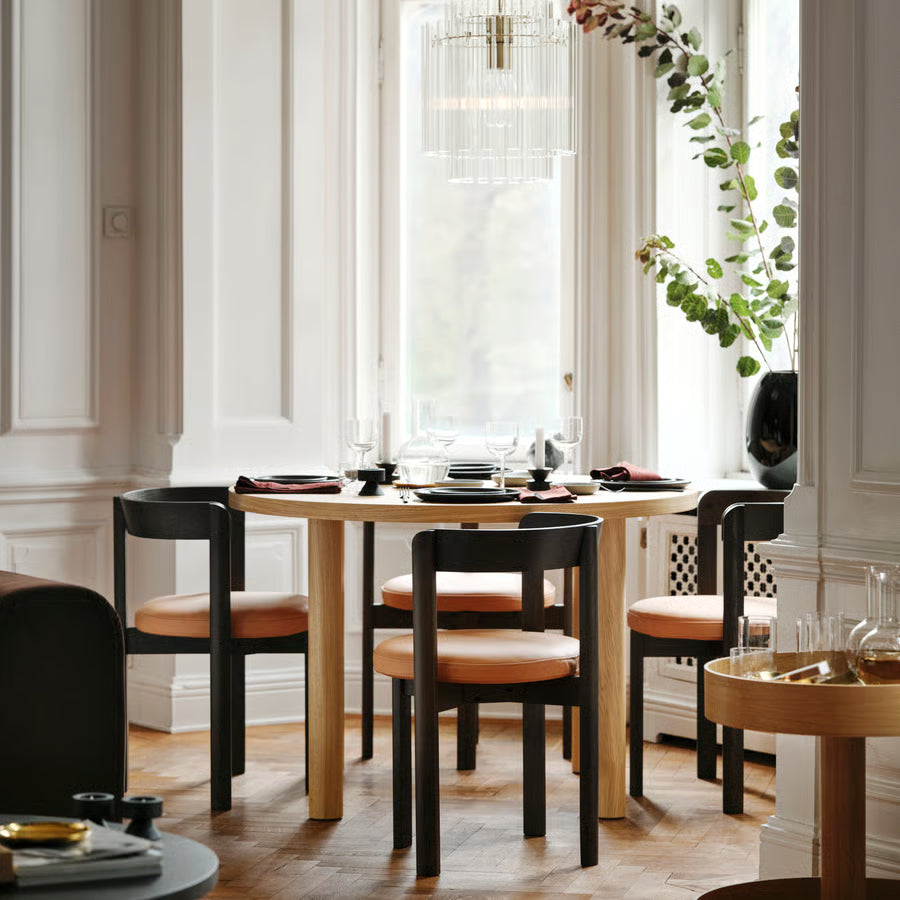 STOCKHOLM 2025 Stol, hrastov furnir/hrastov furnir, 115 cm