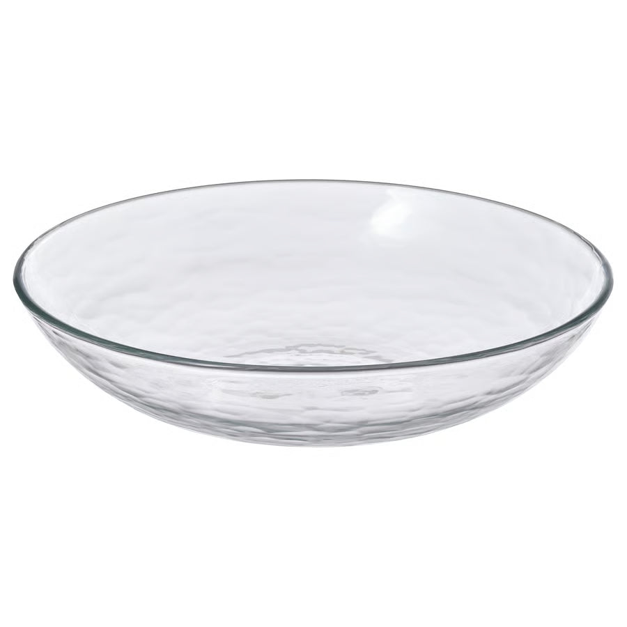 STRANDKRABBA Duboki tanjur, staklo/transparentna, 19 cm