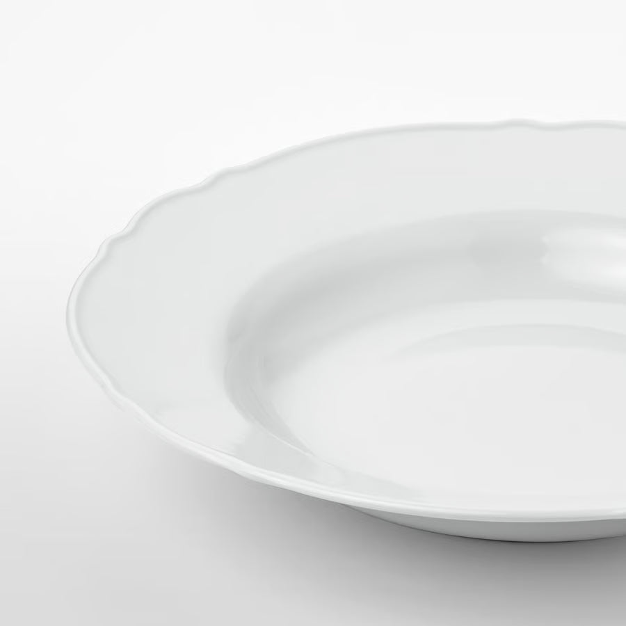 UPPLAGA Duboki tanjur, bijela, 26 cm