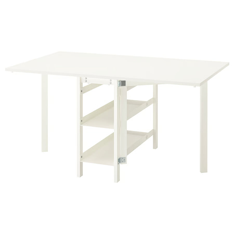 VIHALS Preklopni stol, bijela, 39/95/151x90 cm