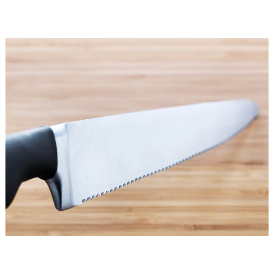 VÖRDA Nož za kruh, crna, 23 cm